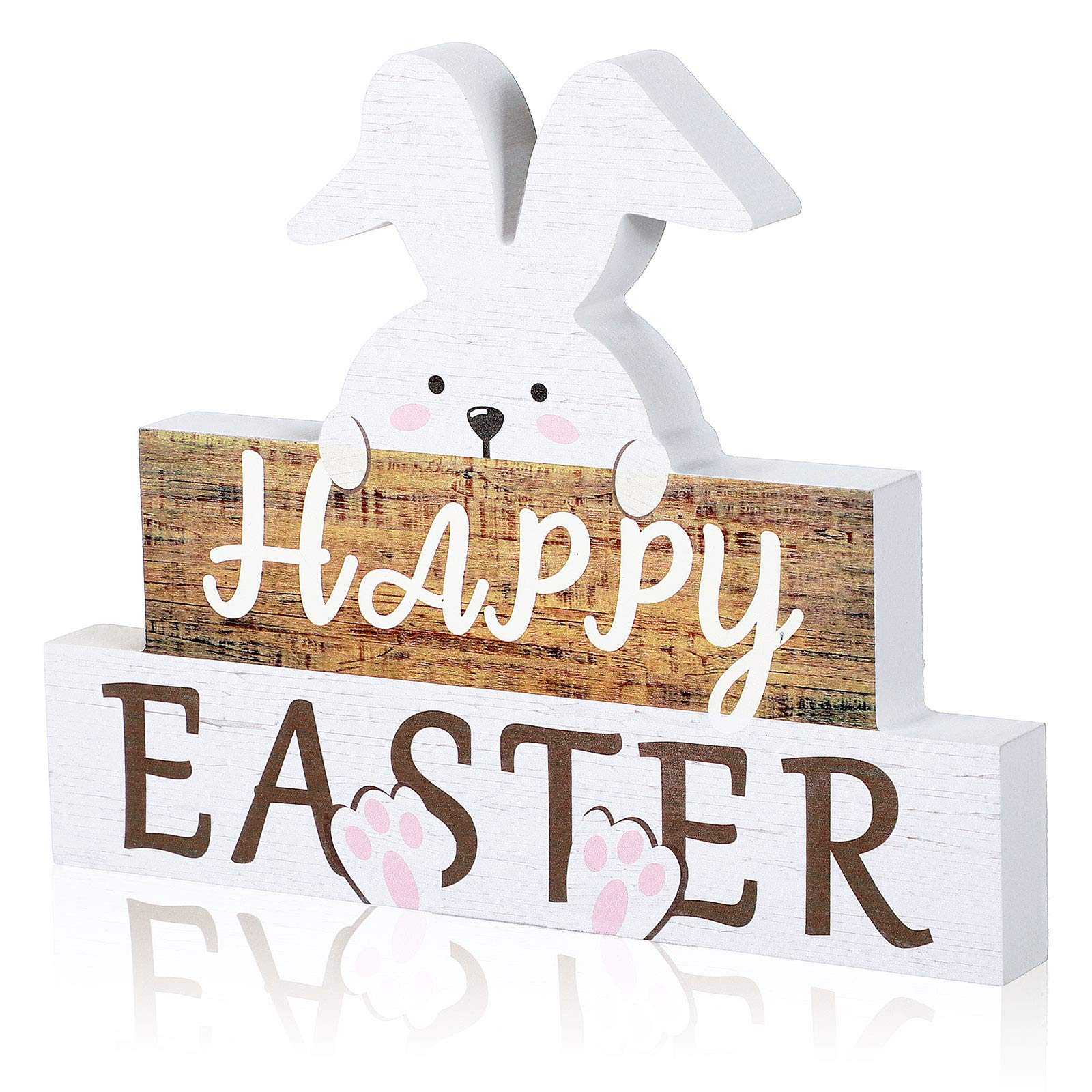 Happy Easter Bunny Table Sign