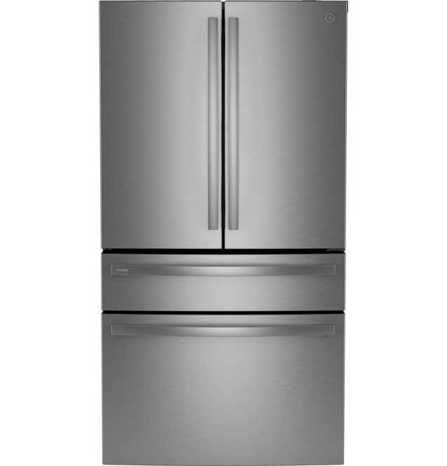 GE Profile™ Series ENERGY STAR® 29 Cu. Ft. Smart Fingerprint Resistant 4-Door French-Door Refrigerator with Door In Door