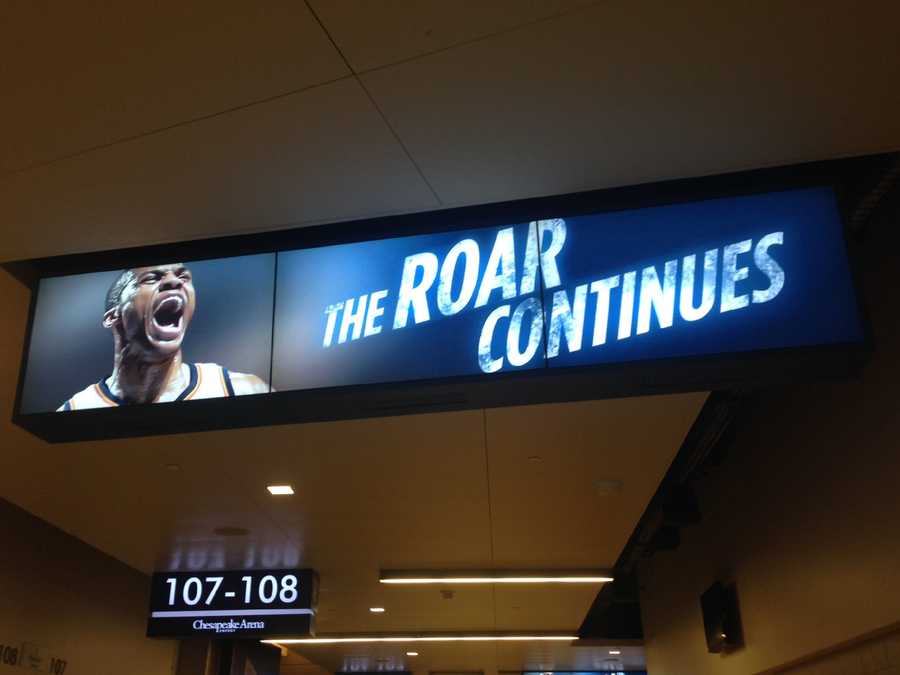 westbrook1.jpg The Oklahoma City Thunder announced Thursday that the team has signed guard Russell Westbrook to a contract extension. Westbrook held a news conference Thursday afternoon at Chesapeake Energy Arena.