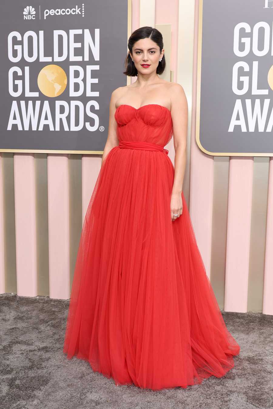 80th Annual Golden Globe Awards - Arrivals beverly hills, california january 10 monica barbaro attends the 80th annual golden globe awards at the beverly hilton on january 10, 2023 in beverly hills, california photo by amy sussmangetty images