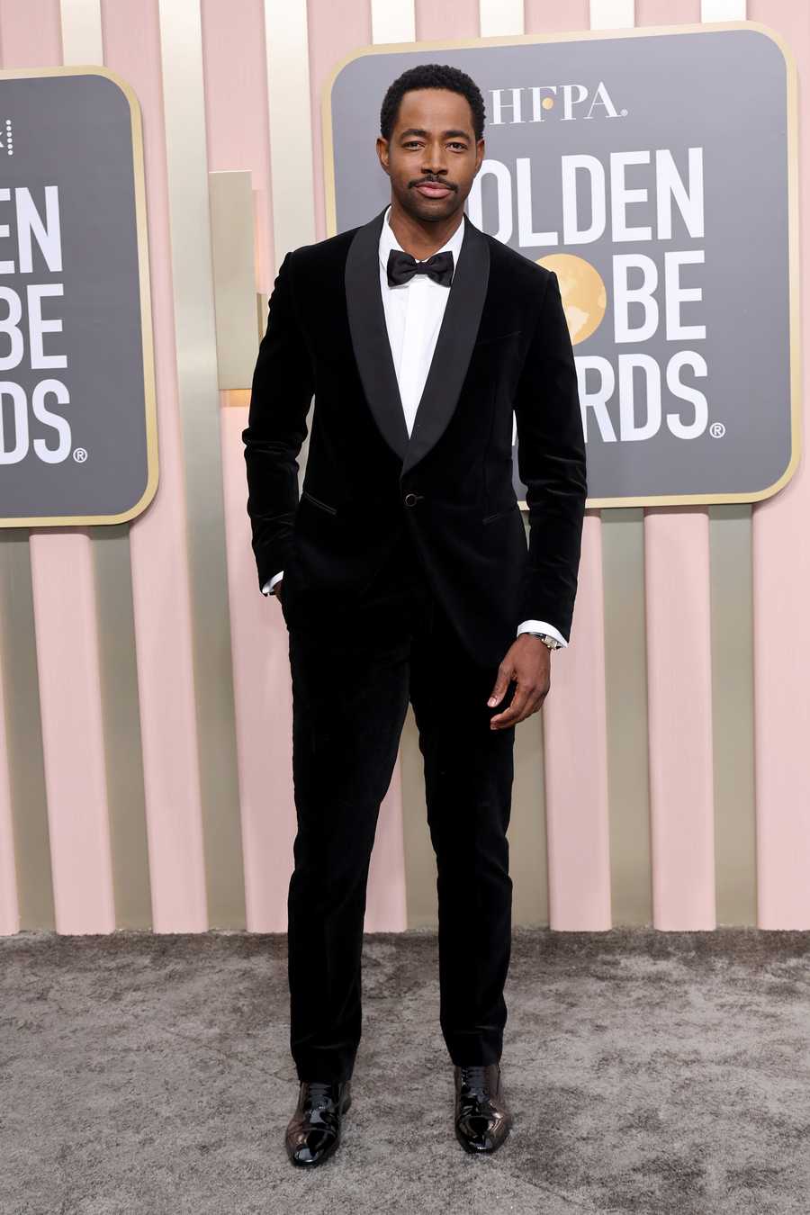 80th Annual Golden Globe Awards - Arrivals beverly hills, california january 10 jay ellis attends the 80th annual golden globe awards at the beverly hilton on january 10, 2023 in beverly hills, california photo by amy sussmangetty images