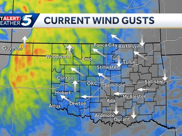Current Wind Gusts Current Wind Gusts