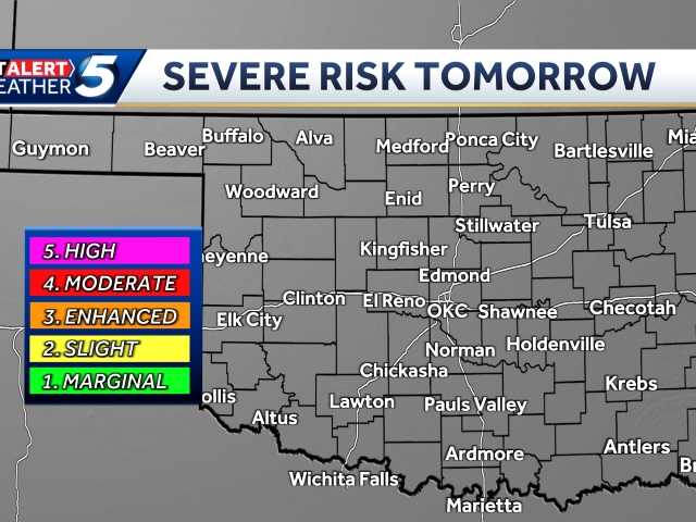 Tomorrow's Severe Risk Tomorrow's Severe Risk