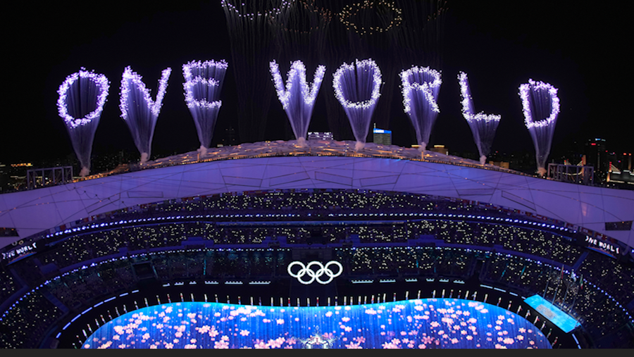 Olympics closing ceremony Fireworks light up the sky over Olympic Stadium during the closing ceremony of the 2022 Winter Olympics, Sunday, Feb. 20, 2022, in Beijing.