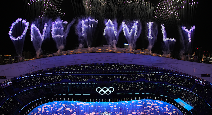 Olympics closing ceremony Fireworks light up the sky over Olympic Stadium during the closing ceremony of the 2022 Winter Olympics, Sunday, Feb. 20, 2022, in Beijing.